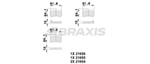 ON FREN BALATASI MAZDA 323 B6 90 96 KIA RIO 00 02