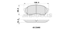 ON FREN BALATASI MAZDA 323 FAMILIA 1998 2002