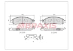 ON FREN BALATASI NISSAN NAVARA D23 KASA 2.3 4×4 2015->