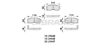 ON FREN BALATASI PERSONA 300 316 GLX 96 00 400 416 GLXI 01 / 94> 400 400 4.18 05 / 96>