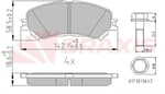 ON FREN BALATASI RENAULT MEGANE IV 15> SCENIC IV 15> TALISMAN 15> G:142 MM Y:58,5MM K:18,6 MM