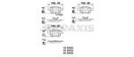 ON FREN BALATASI TIGUAN 07>18 PASSAT 13> ALHAMBRA 10> Q3 11>18