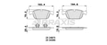 ON FREN BALATASI VOLVO XC60 08> / XC90 2.4 D5 02>15