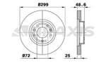 ON FREN DISK AYNASI HAVALI MAZDA 6 1.8 2.2 D 08>13 299X5