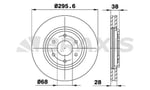 ON FREN DISK AYNASI HAVALI NISSAN NAVARA 2005-2011 PATHFINDER 2005-2011 (296X6) 16 JANT