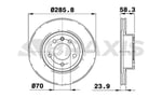ON FREN DISK AYNASI HAVALI OMEGA B 2.0 94>