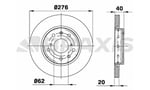 ON FREN DISK AYNASI HAVALI SUZUKI SWIFT III 05-12 (276X5)