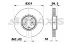 ON FREN DISK AYNASI LEXUS GS250 300 430 450 460
