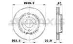 ON FREN DISK AYNASI MONDEO II / III 92>00 SCORPIO 94>98 COUGAR 98>001.6 16V / 1.8 / 2.0I 16V (HAVA SOG