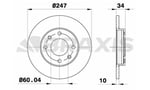 ON FREN DISK AYNASI P106 P206 P306 P205 P405 P309 ZX C15 SAXO 1.4 1.6 94>96>96