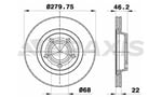 ON FREN DISK AYNASI PASSAT 96>00 A4 94>00 A8 96>10 PHAETON 02>