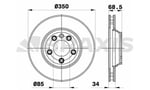 ON FREN DISK AYNASI SOL HAVALI AUDI Q7 PORSCHE CAYENNE PANAMERA TOUAREG 02>