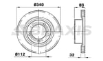 ON FREN DISK AYNASI TOYOTA LAND CRUISER 4.5D 4D 07->