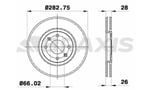 ON FREN DISK AYNASI XANTIA P406 XU10J4R / EW10J4 (2.0 16V) 2.2HDI 16V ES9J4S (3.0 V6 24V) / (95 ) HAVA SOG