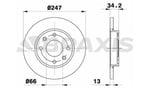 ON FREN DISK AYNASI XSARA 1.4 TUD5 P206 P306 1.4 8V (HAVA SOGUTMASIZ)