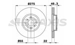 ON FREN DISK AYNASI YARIS 05> VIOS 07> RACTIS 05>10 COROLLA 06> 275x4