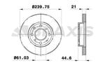 ON FREN DISKI (AYNASI) HAVALI HONDA CIVIC 1.4 1.5 1992-2000 (240X4)