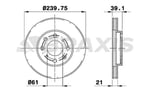ON FREN DISKI (AYNASI) HAVALI HONDA JAZZ 2002-2008 CITY 2005-2010 (240X4)