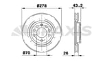 ON FREN DISKI CORSA D 2006> 1.7CDTI 125