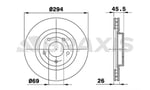 ON FREN DISKI JEEP COMPASS PATRIOT CHRYSLER SEBRING DODGE CALIBER-4008-C4 AIRCROSS