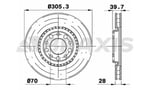 ON FREN DISKI JEEP RENEGADE SUV 1.4 1.6 2.0 CRD 4X4 14> ALFA ROMEO 159 05>11 GIULIETTA 10> 500X 14> COMPASS 16>