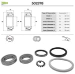 ÖN TEKERLEK RULMANI SET MERCEDES-BENZ G350 3.0 2015-06>