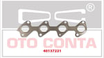 OPEL VİVARO A 2.0 CDTI EKSOZ MANİFOLT CONTA ÇELİK TEK KATLI M9R 780-782-784-786