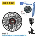 OTO İÇİN VANTUZLU VANTİLATÖR 9 İNÇ 12V