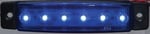 PARMAK LAMBA LEDLİ MAVİ 24V