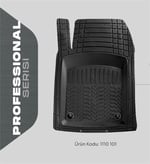 PASPAS 3D SİYAH PROMATS PROFESYONEL SABİTLEME KLİPSLİ