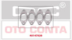 PEUGEOT BOXER CİTROEN EKSOZ MANİFOLT CONTA ÇELİK 4 ADET 2.5 2.8 8140.43S 814043