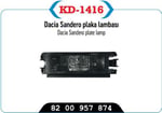 PLAKA AYDINLATMA LAMBASI SANDERO 809>57874