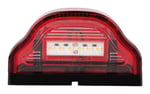 PLAKA LAMBASI KIRMIZI COBRA 6LED