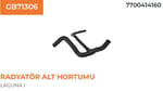 RADYATÖR ALT HORTUMU RENAULT LAGUNA I 1,6-1,8 16V 