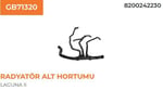 RADYATÖR ALT HORTUMU RENAULT LAGUNA II 1,6-2,0 16V