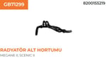 RADYATÖR ALT HORTUMU RENAULT MEGANE II-SCENIC II 2