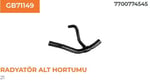 RADYATÖR ALT HORTUMU RENAULT RENAULT 21 7700774545