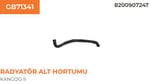 RADYATÖR ALT HORTUMU(R.KANGOO II 1.5 DCI)