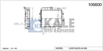 RADYATOR CHRYSLER AS 950 INTC. YM. 4 SIRA PA GB