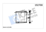 RADYATOR FORD TRUCKS CARGO 1824/2524 (BORUSUZ) AL/ BRZ 625×678×42
