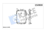 RADYATOR FORD TRUCKS CARGO 2527/2532 3 SIRA PA 750×586×71