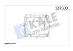 RADYATOR FORD TRUCKS CARGO C26 5 SIRA PS 695×625×7 6