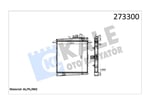 RADYATOR FORD TRUCKS CARGO ÇEKİCİ 2530/2535/3230/3 235 (BORULU) EURO V AL/BRZ 695×675×62
