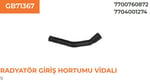 RADYATÖR GİRİŞ HORTUMU VİDALI(R.9)