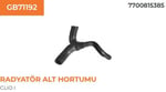 RADYATÖR HORTUMU ALT CLIO I 1.8 8V 96>98
