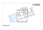 RADYATOR MERCEDES TRUCKS 2521 /1821 KAMYON 2 SIRA PA GB 629×606×47