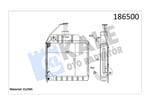 RADYATOR MF-AGCO 260 (4×4) 4 SIRA PT