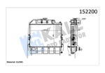 RADYATOR MF-UTA 3050/3060 4 SIRA PT
