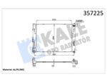 RADYATÖR NISSAN MICRA V 1.5DCI 16=> - RENAULT CLIO V 1.0 19=> (MT) [12MM] AL/BRZ