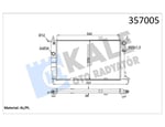 RADYATÖR OPEL ASTRA F 1.4I 1.6I 1.8I 2.0I 91=> (MT ) (AC) [34MM] AL/MKNK